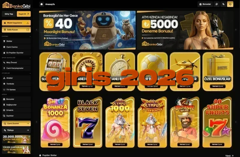 Banka Gibi ana sayfa görünümü