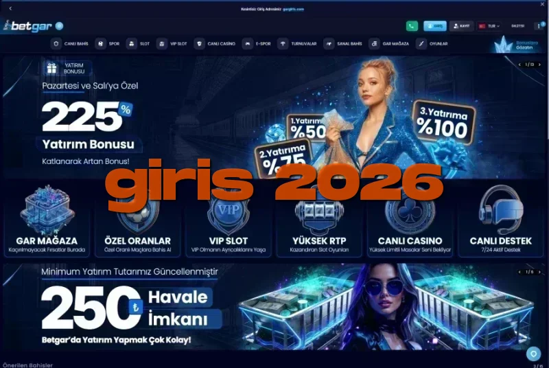 Betgar ana sayfa görünümü