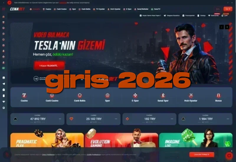 Cenabet ana sayfa görünümü
