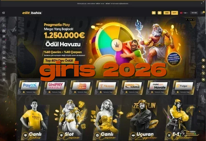 Elitbahis ana sayfa görünümü