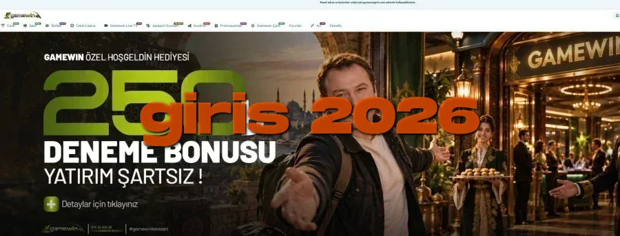 Gamewin ana sayfa görünümü