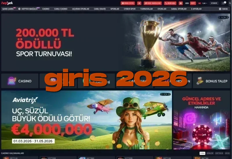 Hepyek ana sayfa görünümü