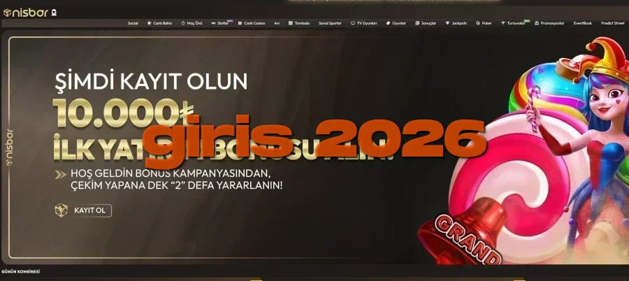 Nisbar ana sayfa görünümü