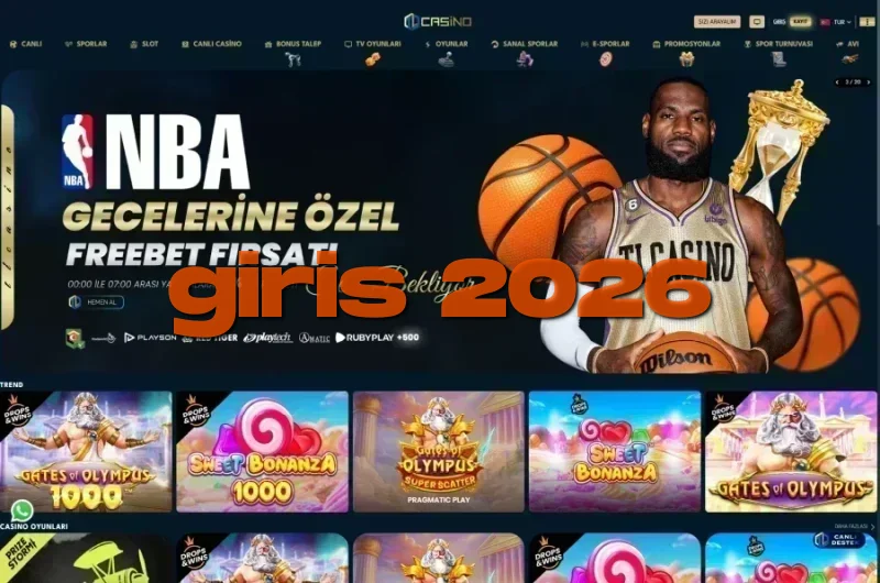 TLCasino ana sayfa görünümü